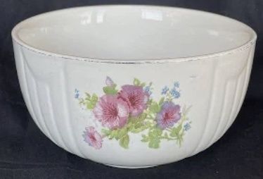 Hall&#39;s Superior Quality Pastel Floral Kitchen Bowl Stoneware