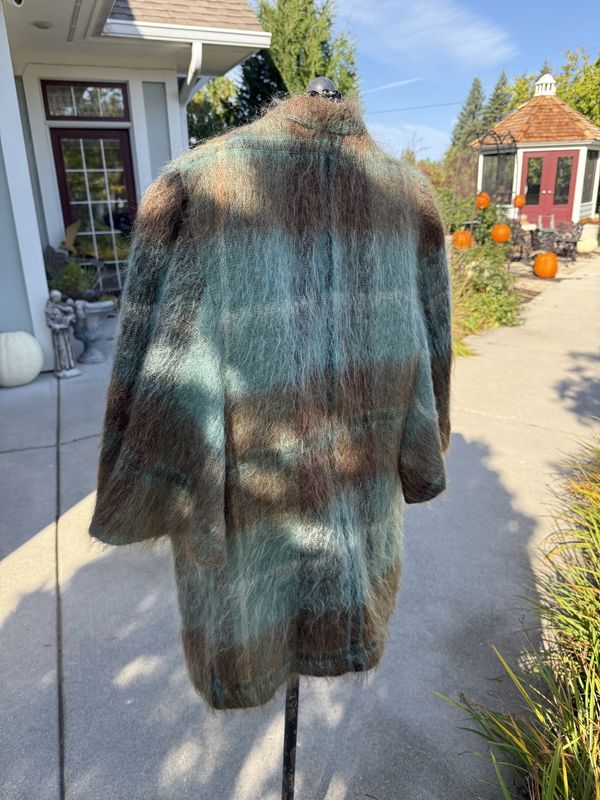 Mod Mohair/Wool Andrew Stewart Scotland Caped Jacket