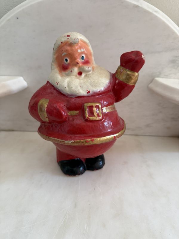 Vintage Paper Mache Santa Fight the Power Stance :)