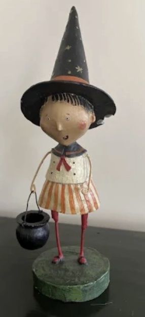 Lori Mitchell Vintage Halloween Trick Or Treater Witch