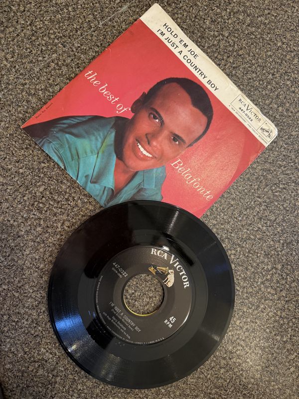 The Best of Belafonte 45rpm Hold em' Joe and I'm Just a Country Boy