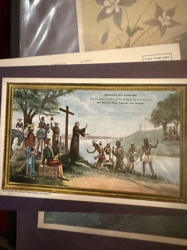 1913 Unused Postcard Old Plaza Church