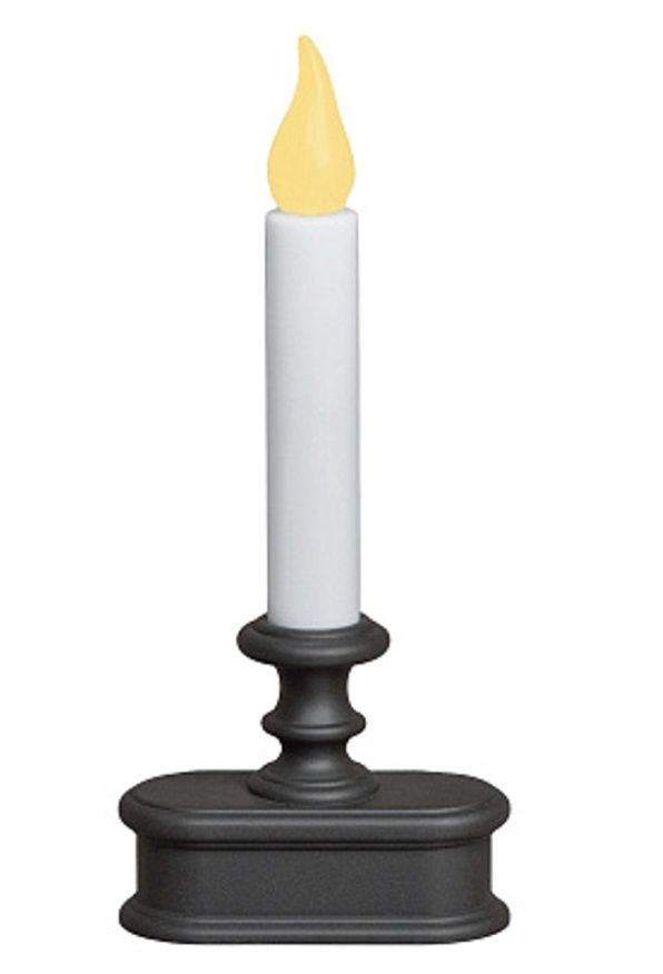 Flameless Window Candle Automatic/Flicker/Constant Faux Candle w/2 New AA Batteries