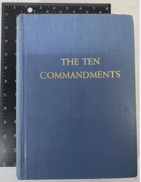 1946 The Ten Commandments Hardcover Joseph Lewis First Ed.