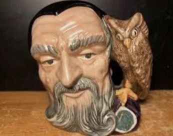 1959 Royal Doulton Toby Mug Merlin Magic Owl