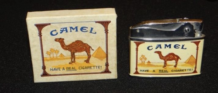 Penguin Japan Camel Cigarette Lighter in Original Box