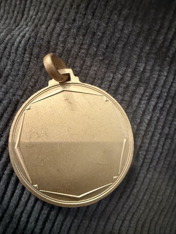 E.P.M. Brass Medal Dancer Pendant
