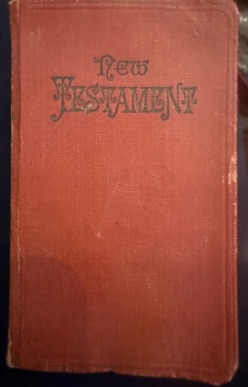 Antique New Testament A.J. Holman Small Red "Holman Edition"