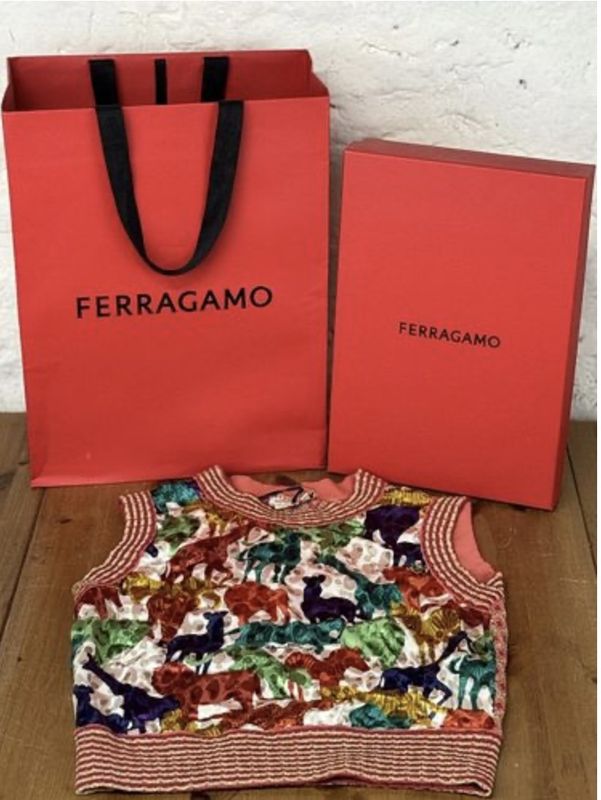 Ferragamo Blouse NWT NIB NOS