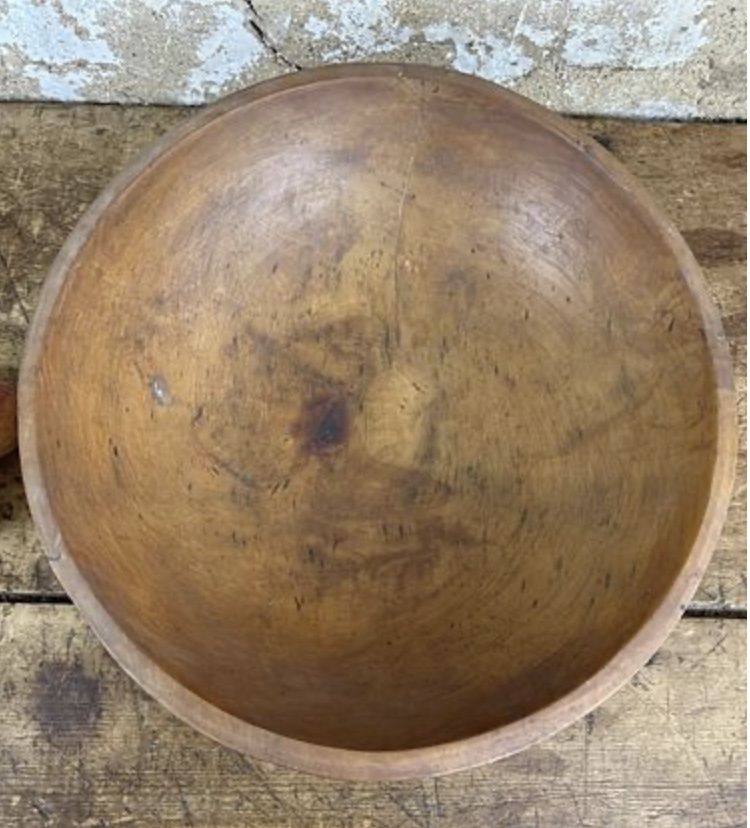 Turned Wood Primitive Bowl