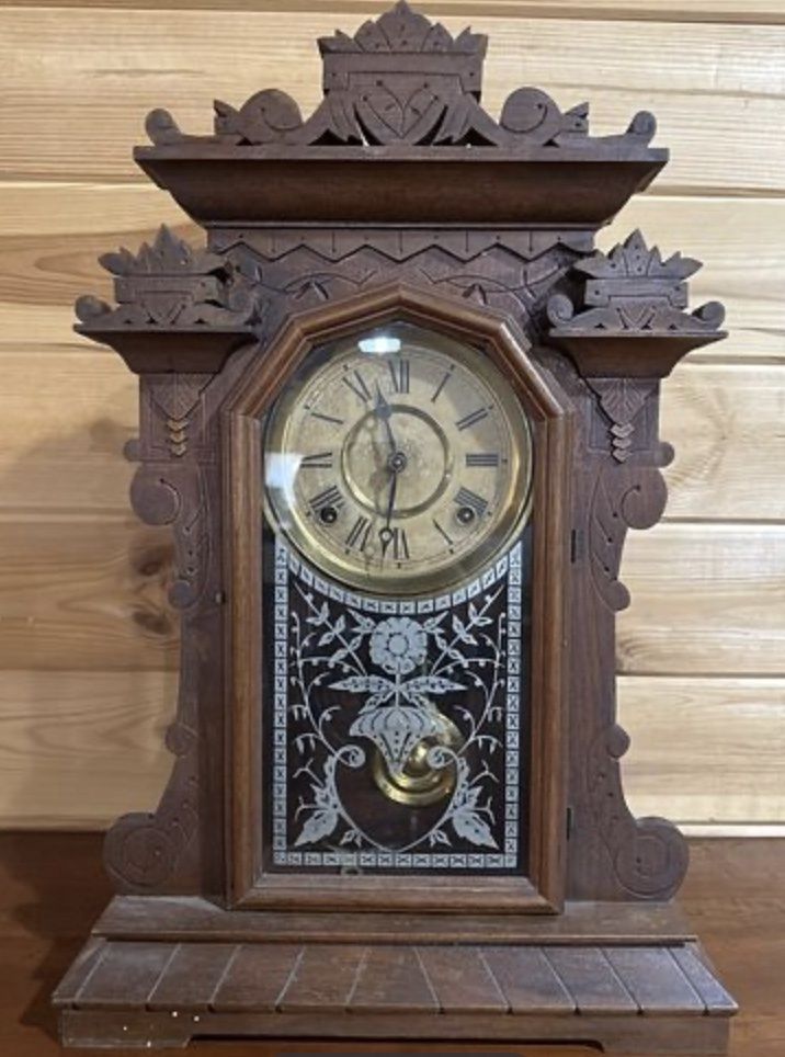 Victorian Gingerbread Clock
