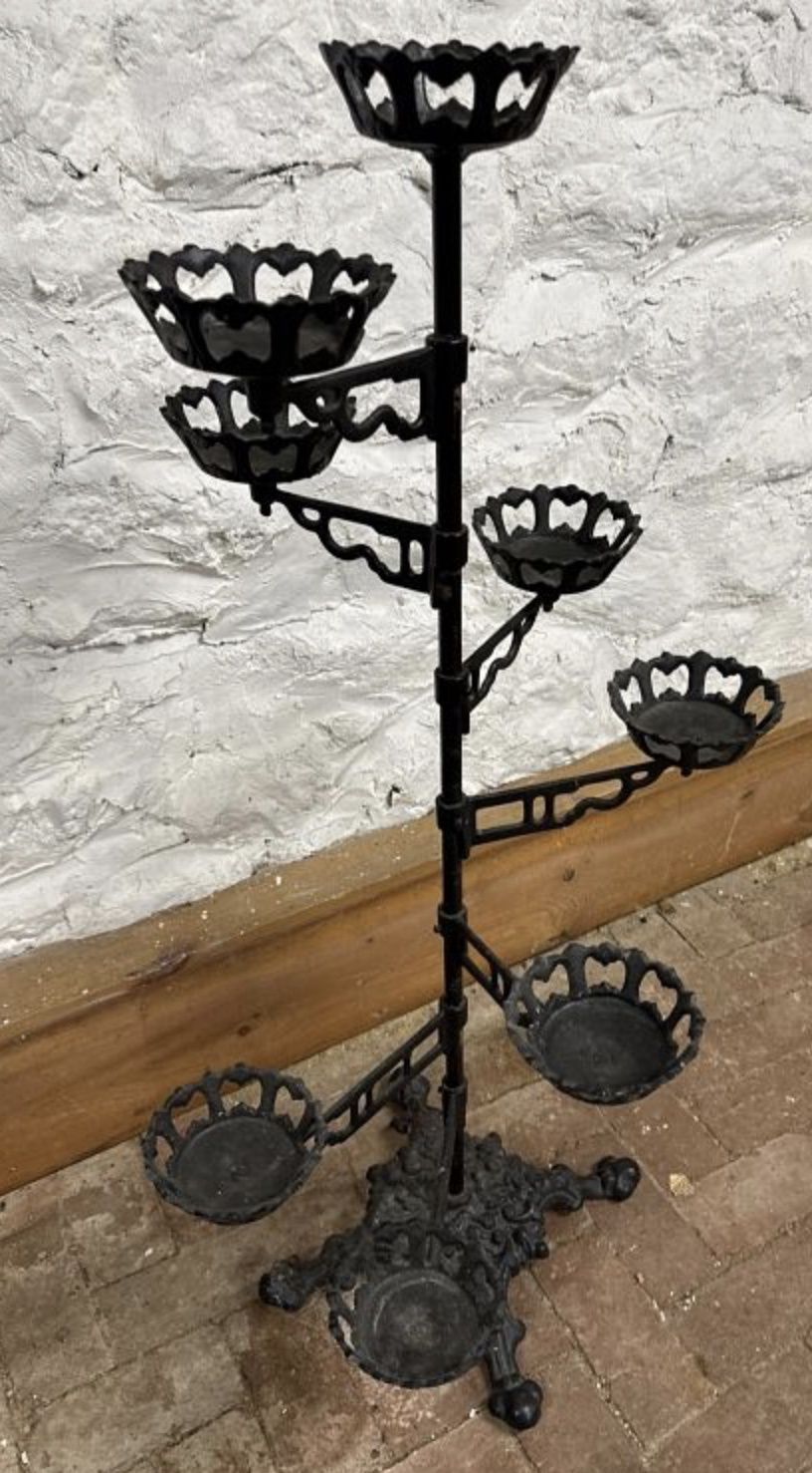 Victorian Iron Plant Stand