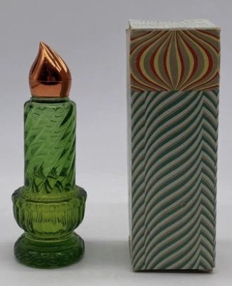 Vintage 1970s Avon Christmas Candle  Cologne In Box