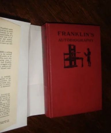 1916 The Autobiography of Benjamin Franklin (in rare DJ) Franklin, Benjamin [Near Fine] [Hardcover]
