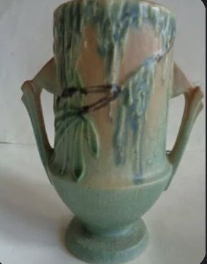 Vintage Original Roseville Moss 774-6&quot; Vase
