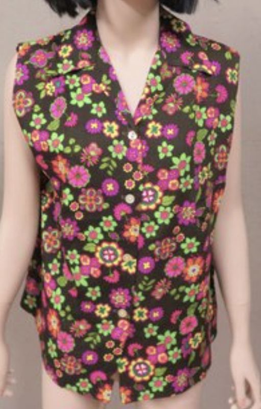 Sleeveless-Made in Hawaii Blouse-Mod Colors
