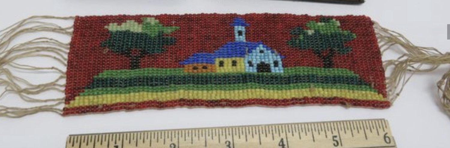 Sweet Antique Beaded Bookmark