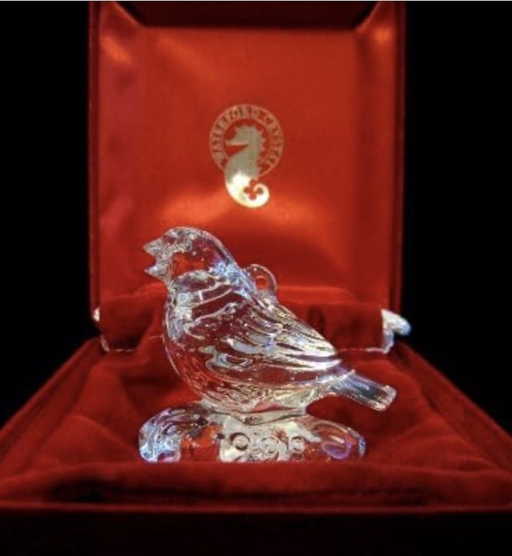 Waterford 12 Days of Christmas  Ornament, Calling Bird, 1998 4th Edition