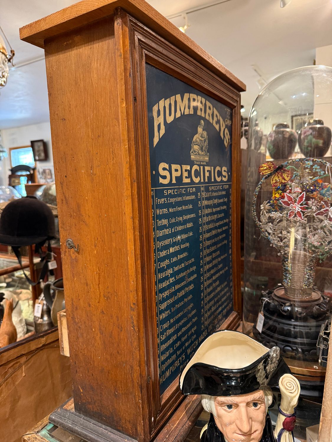 Apothecary Display w/Wood Drawers