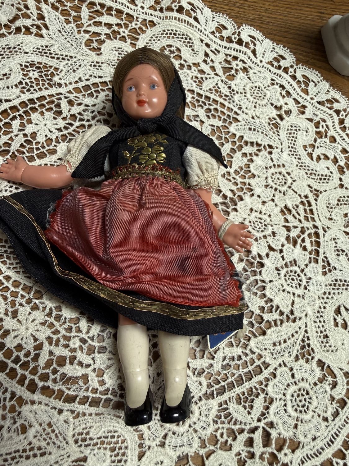 Celluloid Turtle Mark 40s Schildkrot Girl Doll