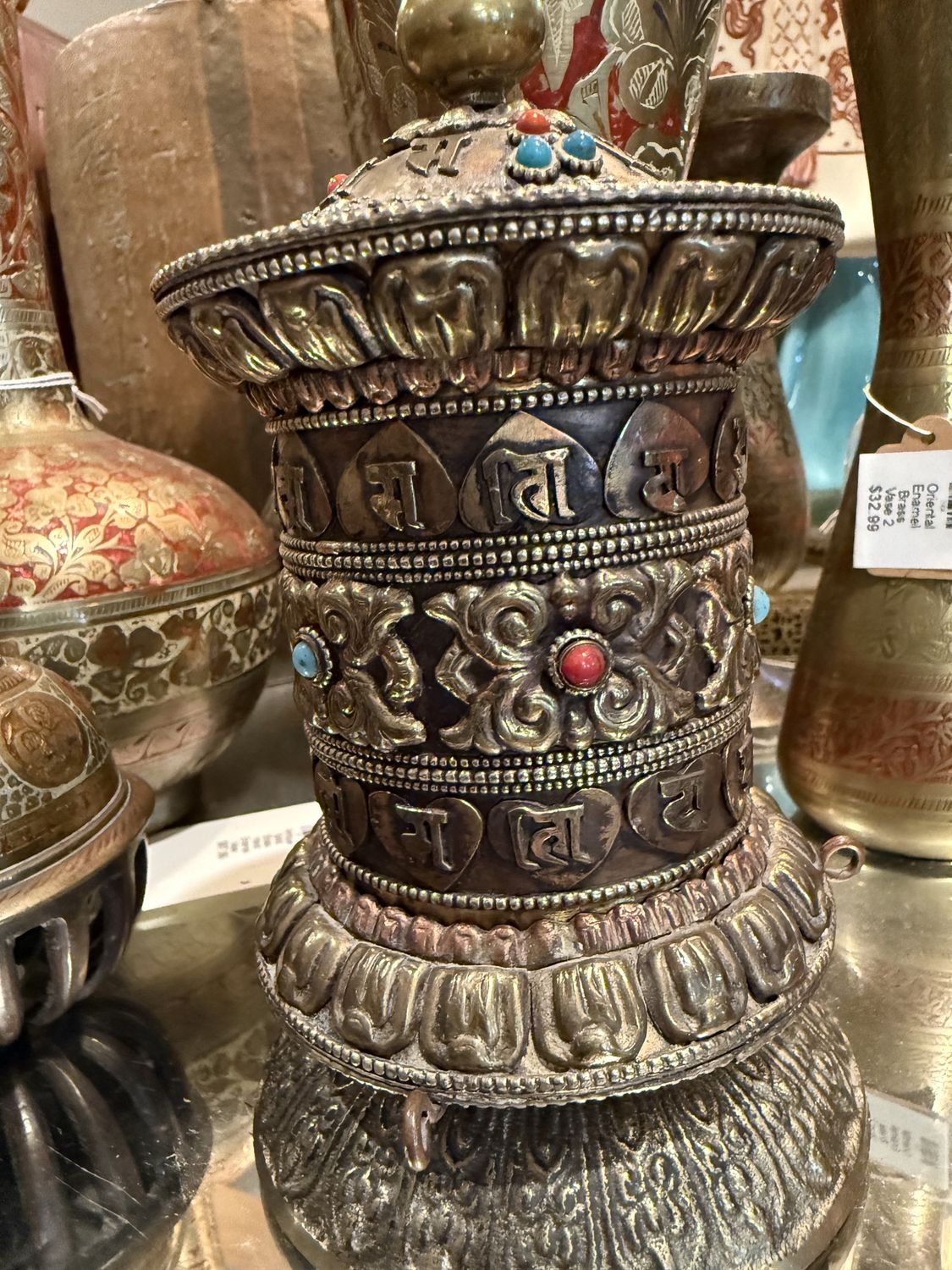 Tibetan Prayer  Wheel