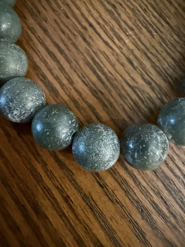 Green Jasper Bead Necklace