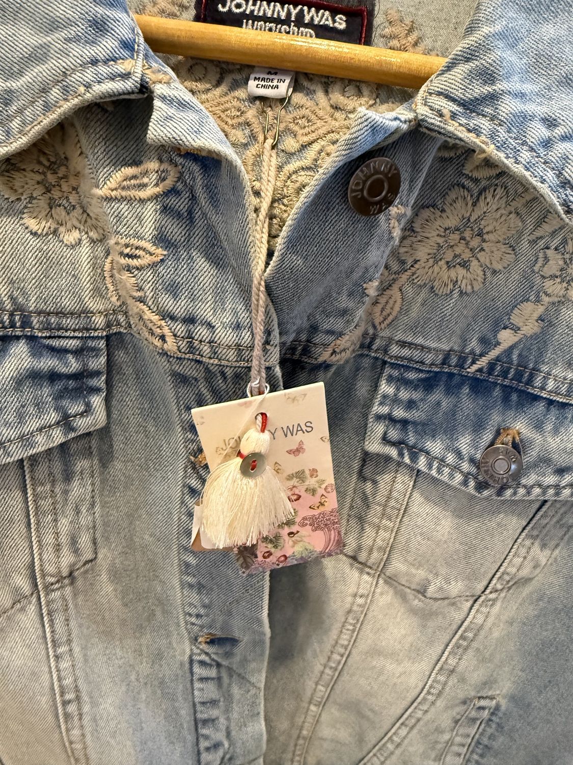 Johnny Was NOS Denim Jacket Medium