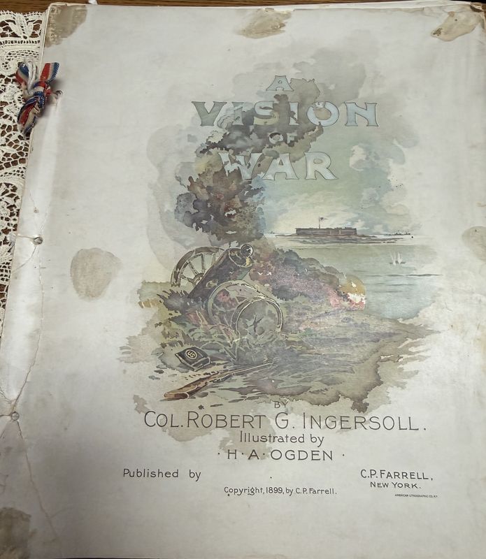 "A Vision of War" Booklet  1898