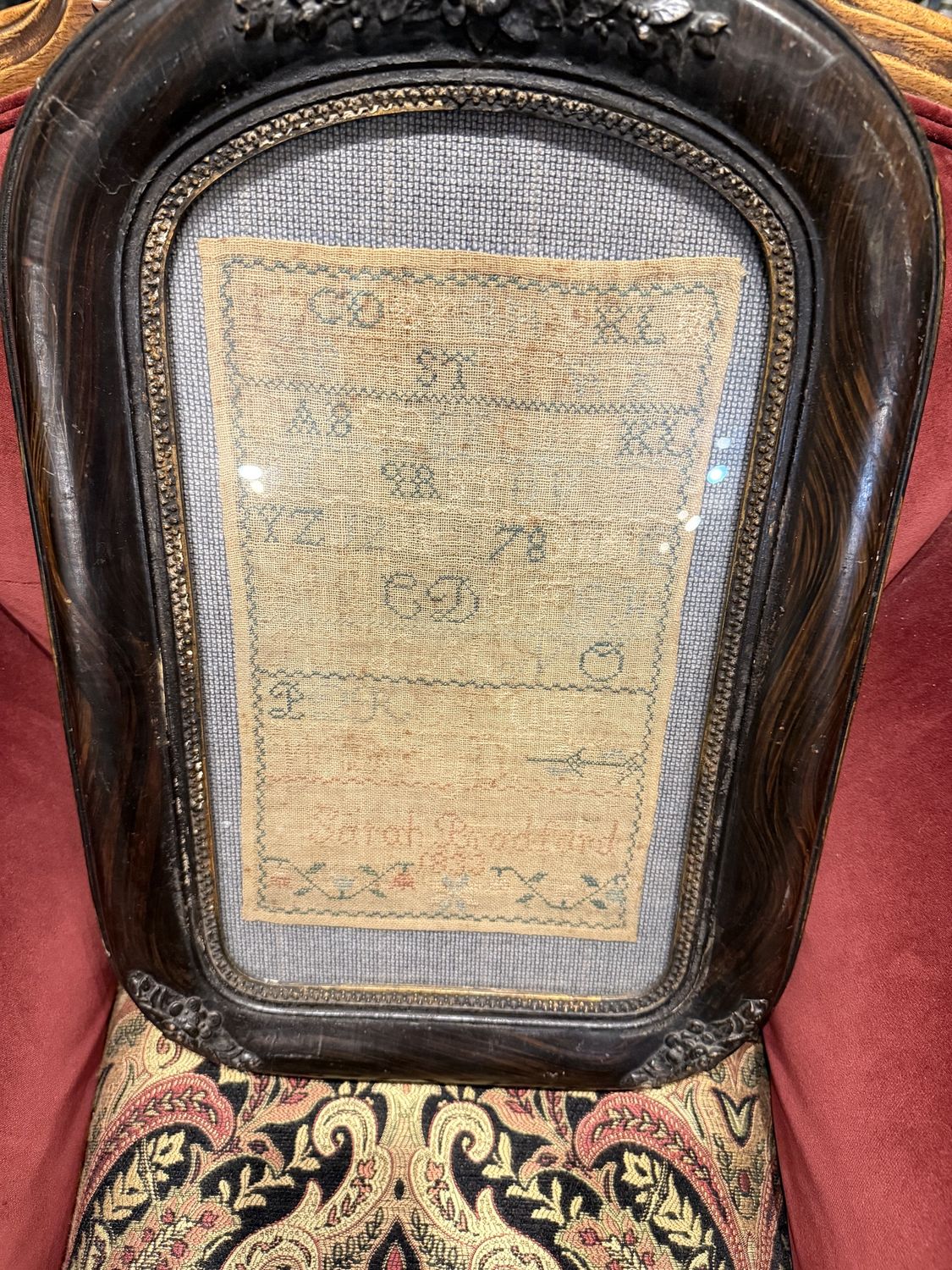 Victorian Sampler Sarah Bradford 1833