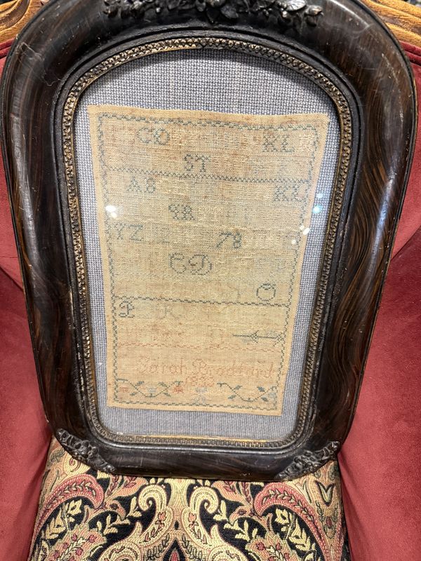 Victorian Sampler Sarah Bradford 1833