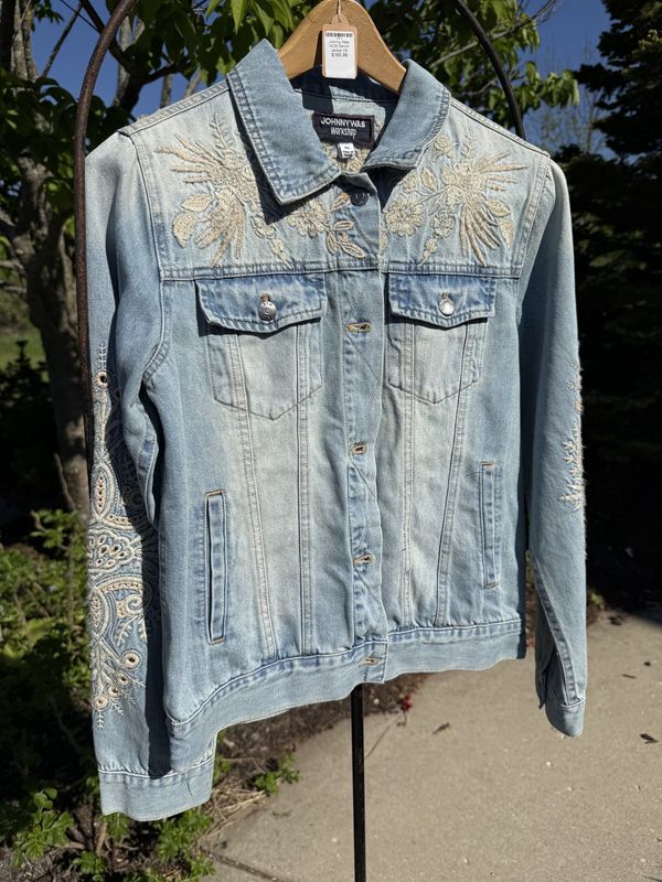 Johnny Was NOS Denim Jacket XS