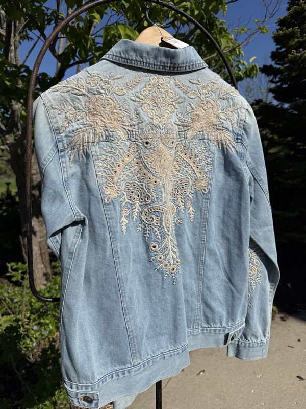Johnny Was NOS Denim Jacket XS