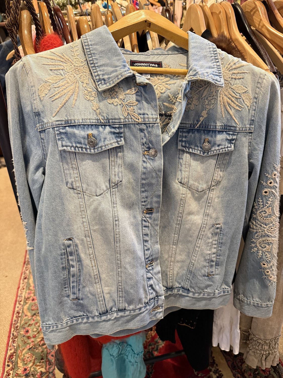Johnny Was NOS Denim Jacket Small