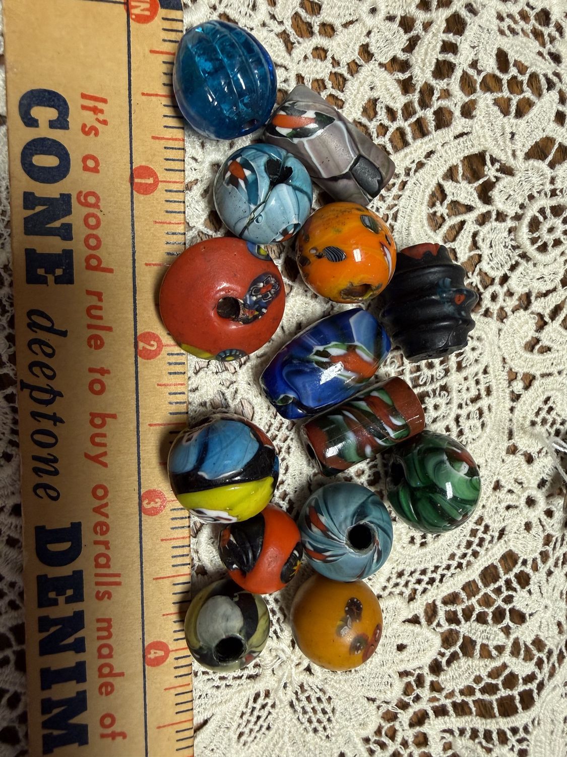 #50 Antique Trade Bead Millefiori EACH EACH EACH