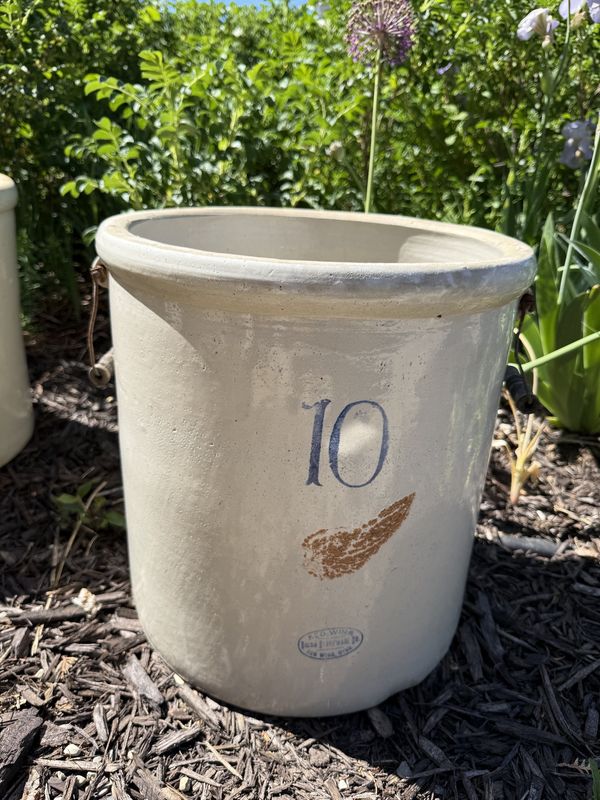 10 Gallon Red Wing Stoneware Crock-1915