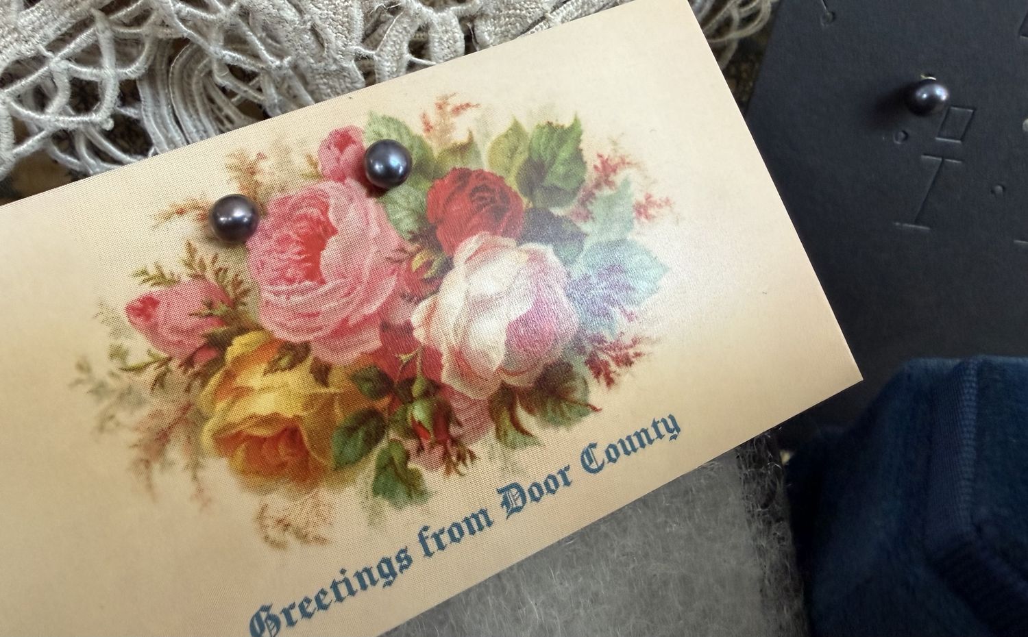 Tahitian Pearl Post Earrings 3/16"