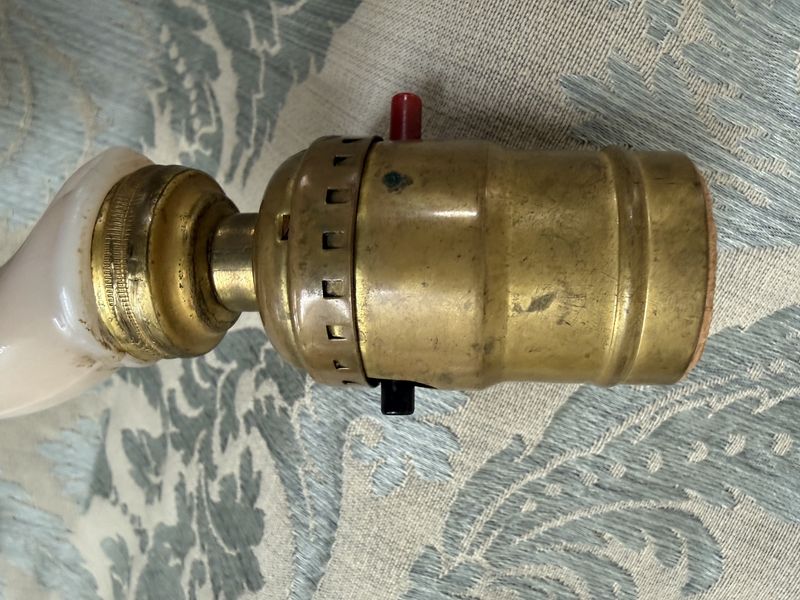 ONE Deco Alladin Alacite Uranium Glass Table Lamp Working and Rewired