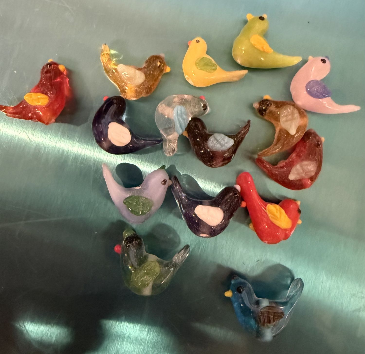 # 1 Figural Glass Birds Beads 2.99 EACH