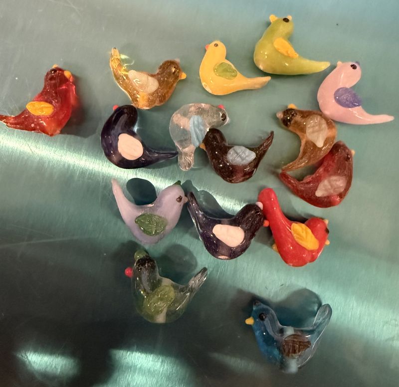 # 1 Figural Glass Birds Beads 2.99 EACH