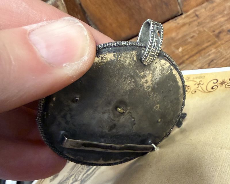 1890s Egyptomania Pharoah Belt Buckle