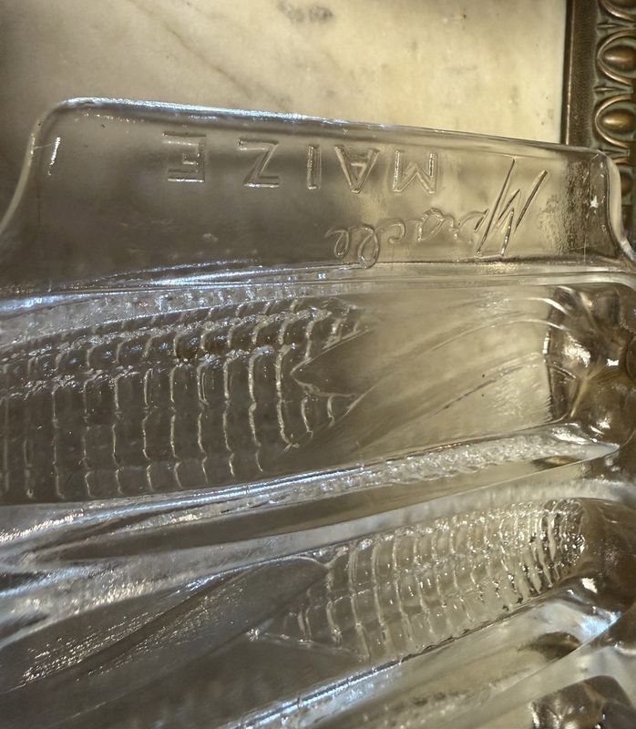 Antique Bakeware Miracle Maize Cornbread Stick Glass Dish