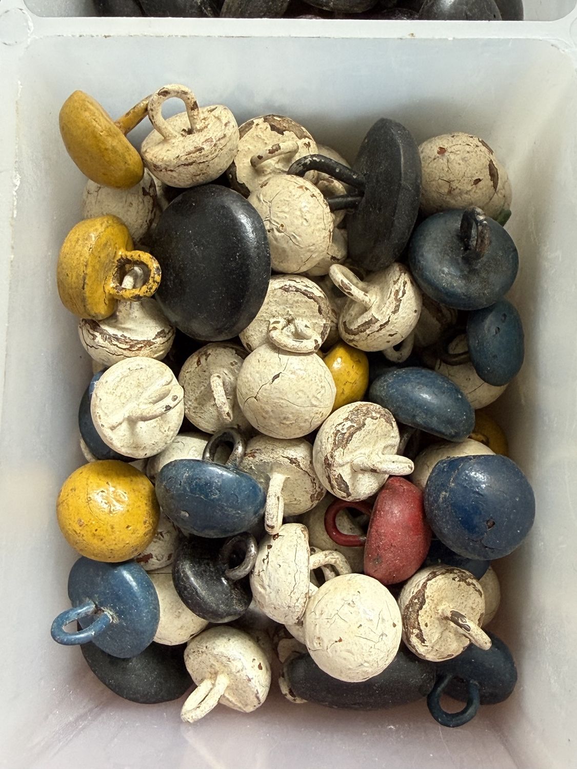 #25 Antique Shoe or Glove Buttons EACH .50