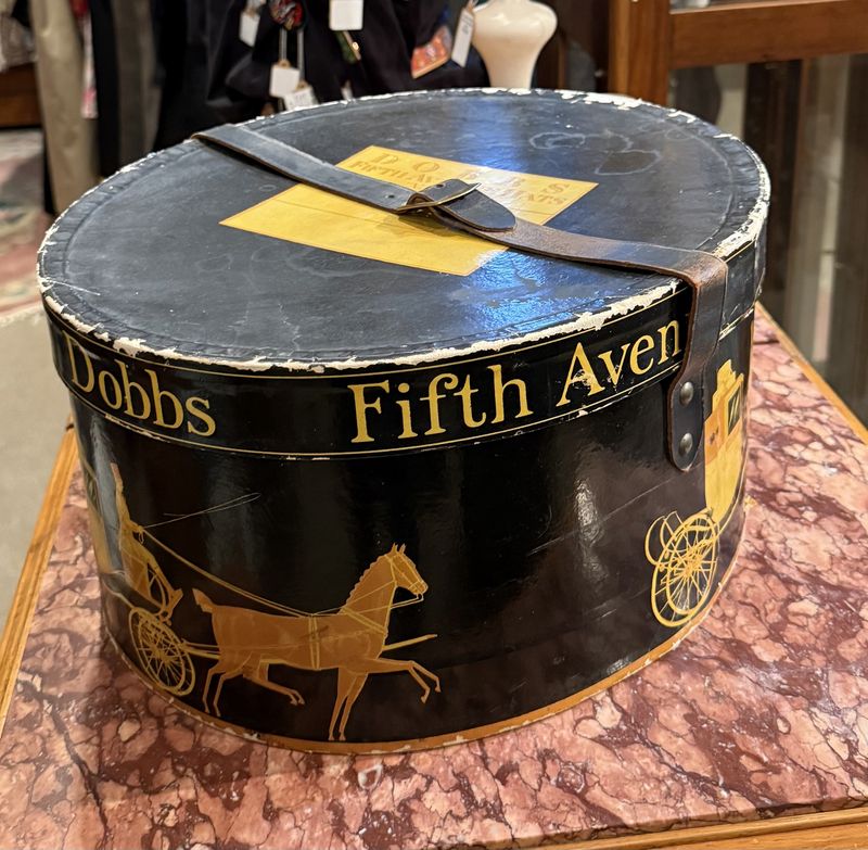 Dobb's Fifth Avenue Hats New York Box With Leather Strap