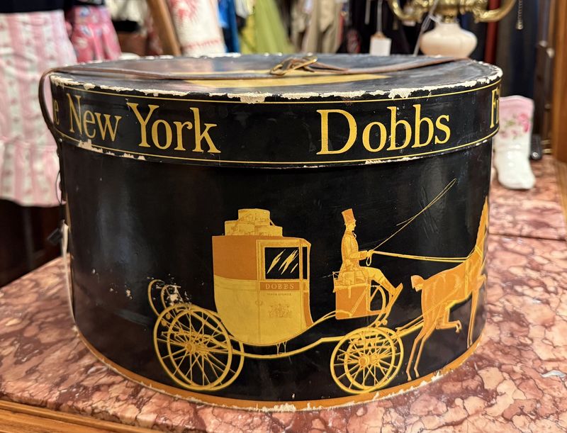 Dobb's Fifth Avenue Hats New York Box With Leather Strap