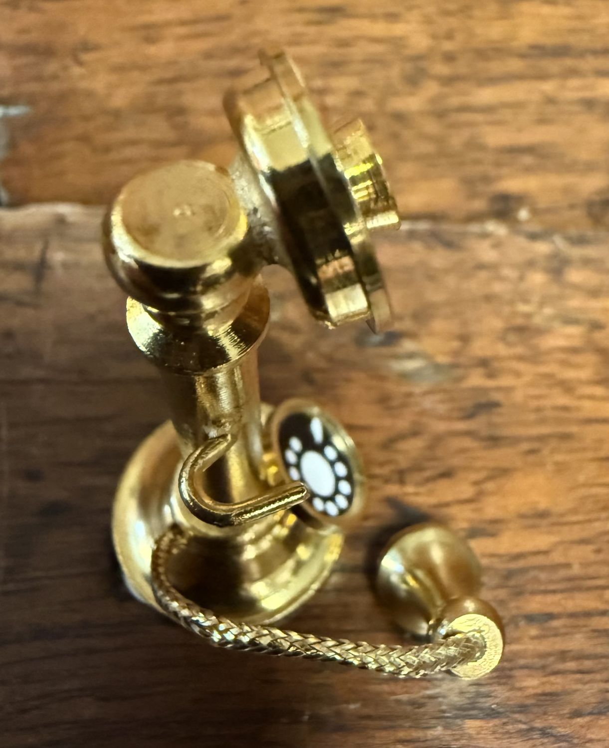 #30 Dollhouse Miniature Candlestick Phone EACH