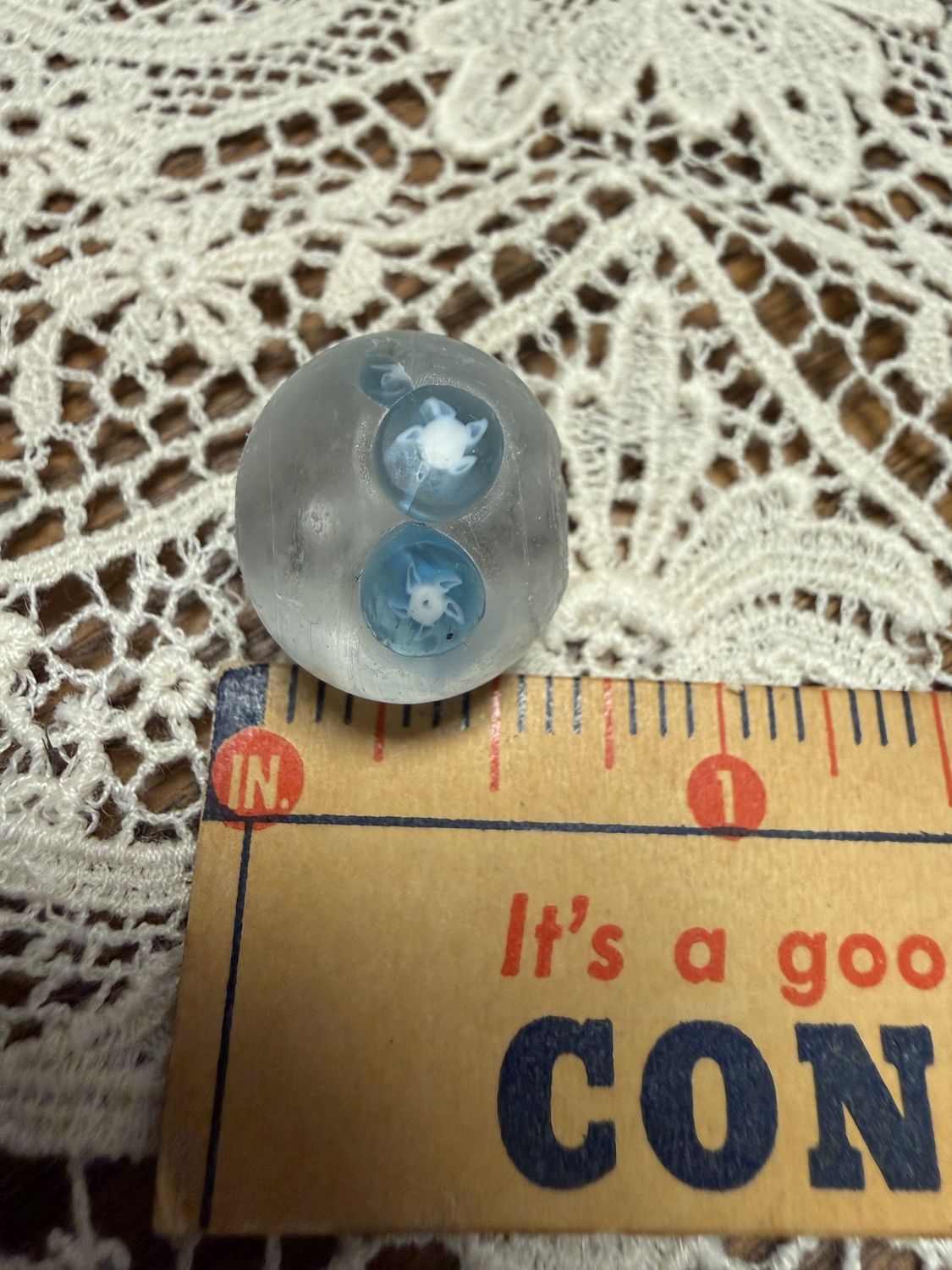#38 Antique Focal Bead Clear
