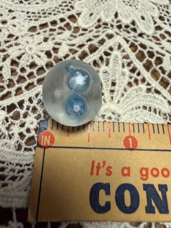#38 Antique Focal Bead Clear