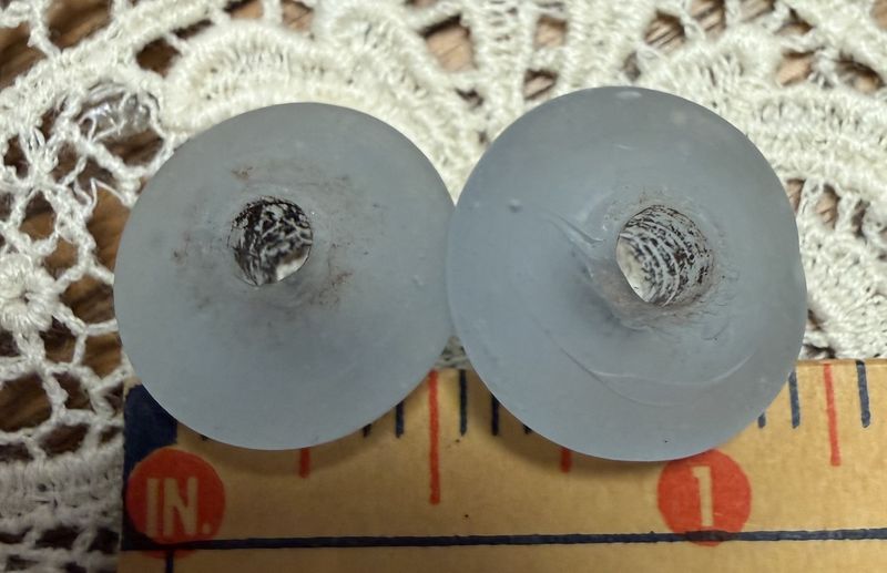 #45 Antique Focal Bead Pair