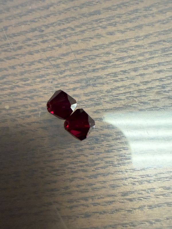 #64 Swarovski Siam Red Bicone 6MM EACH