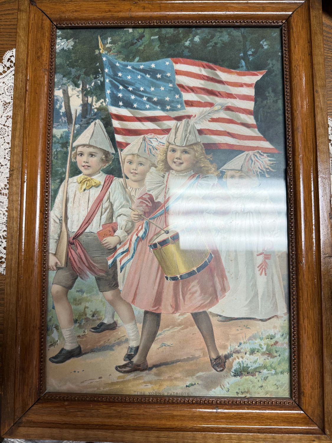 Victorian Patriotic Children Print